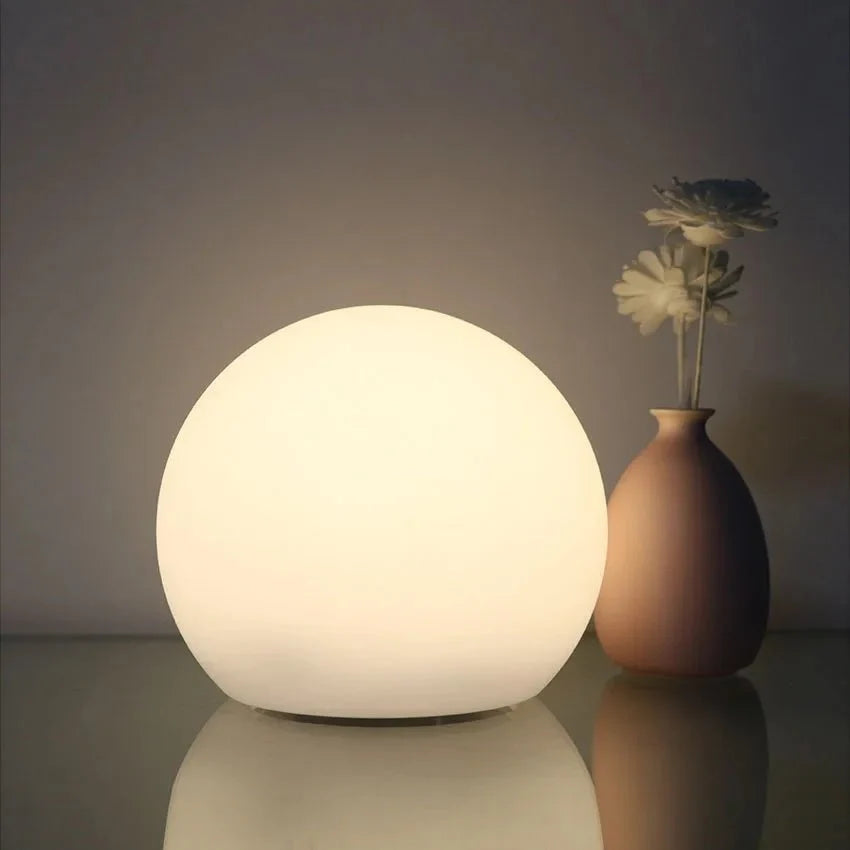 Rechargeable LED Orb Lamp with Remote Control – 16-Color Mood Light for Bedroom, Living Room & Office | Thomler