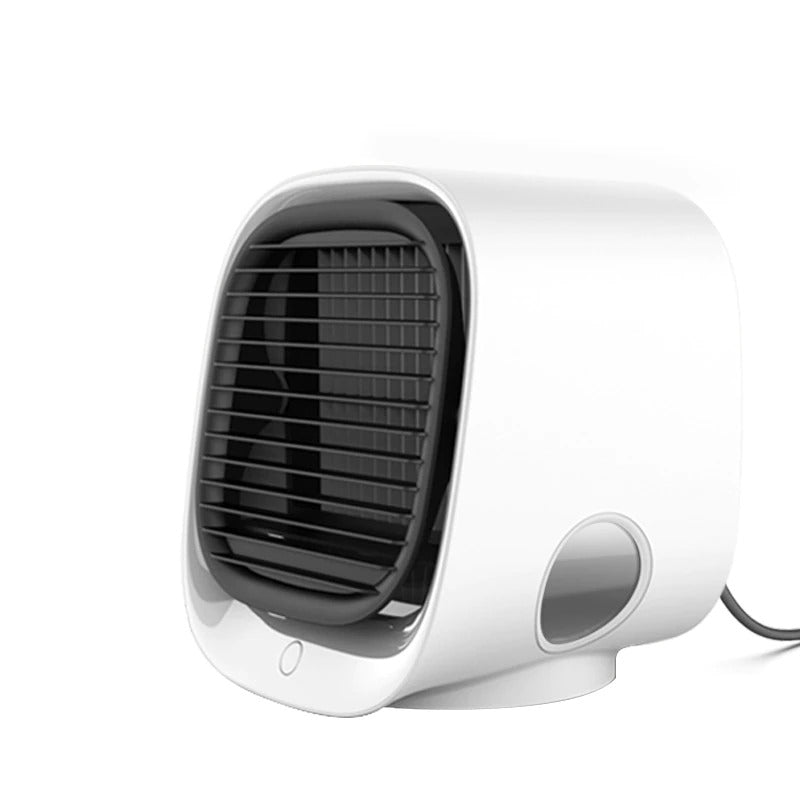 USB Personal Air Cooler with Humidifier & 3-Speed Fan for Desk, Car, Bedroom – Portable Evaporative Cooling Unit | Thomler