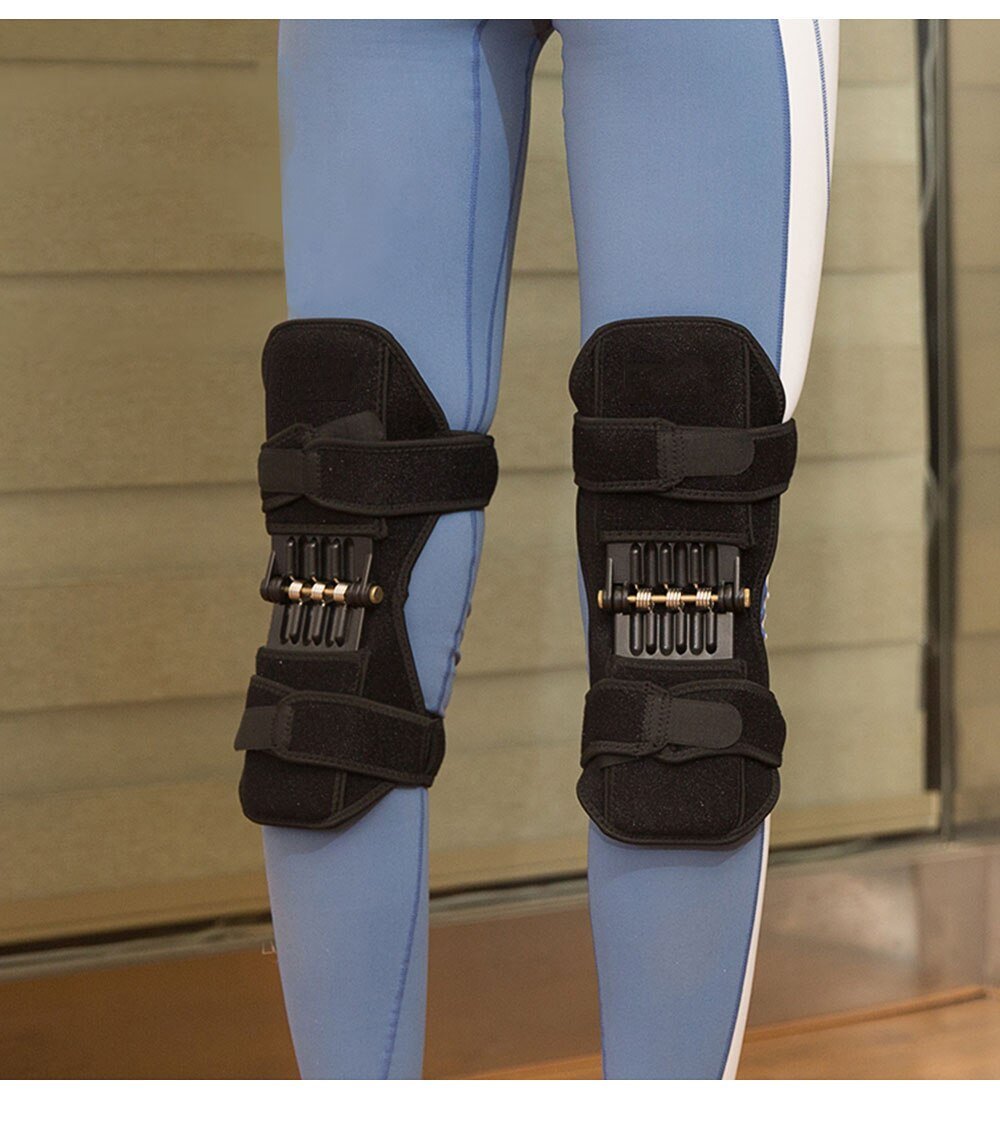 Spring-Assisted Compression Knee Brace with Hinged Stabilizers for Injury Recovery and Joint Pain Relief | Thomler