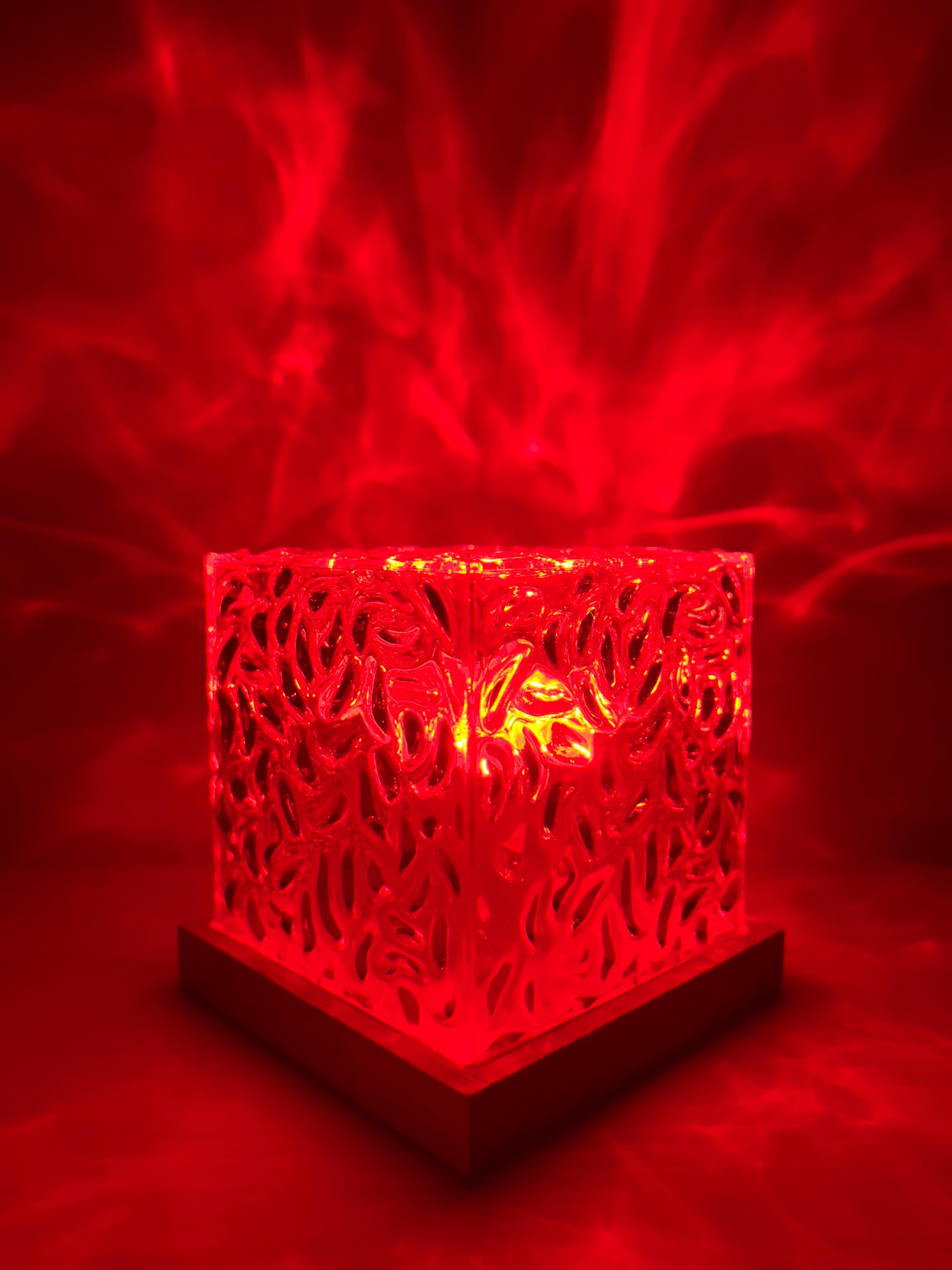 Ocean Wave Projection Night Light with Remote Control for Bedroom & Living Room | Calming LED Ambient Lamp | Thomler