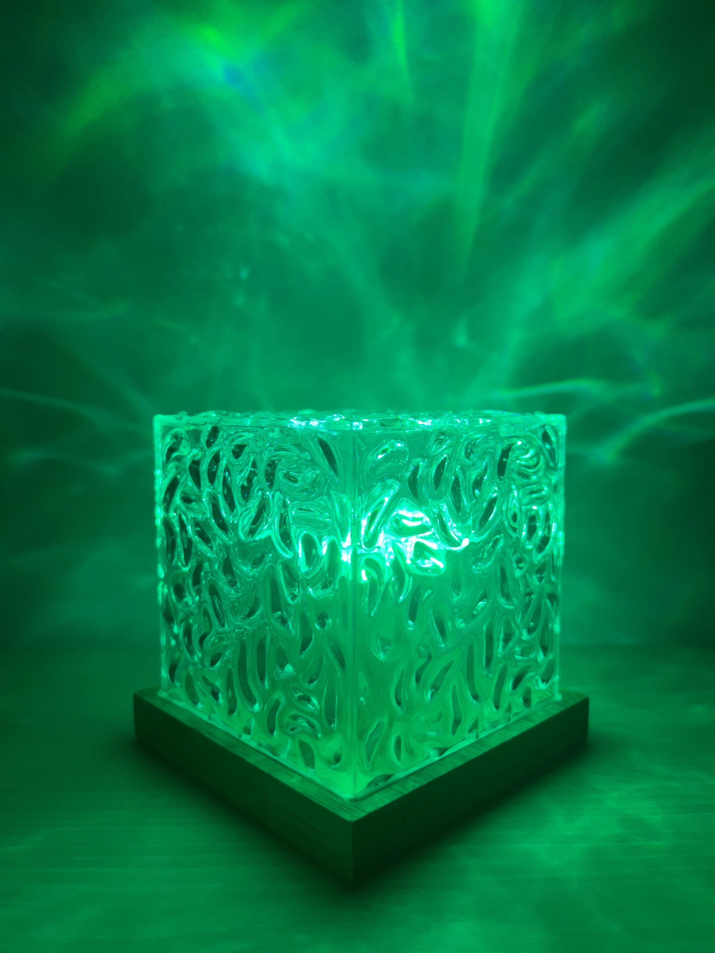 Ocean Wave Projection Night Light with Remote Control for Bedroom & Living Room | Calming LED Ambient Lamp | Thomler