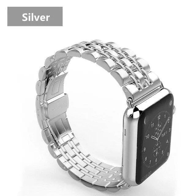 Metal Band and Protective Case Bundle for 38-44mm Apple Watch | Thomler
