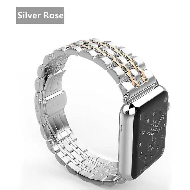 Metal Band and Protective Case Bundle for 38-44mm Apple Watch | Thomler