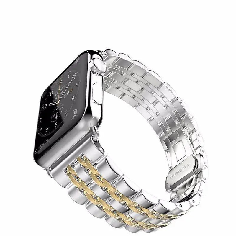 Metal Band and Protective Case Bundle for 38-44mm Apple Watch | Thomler
