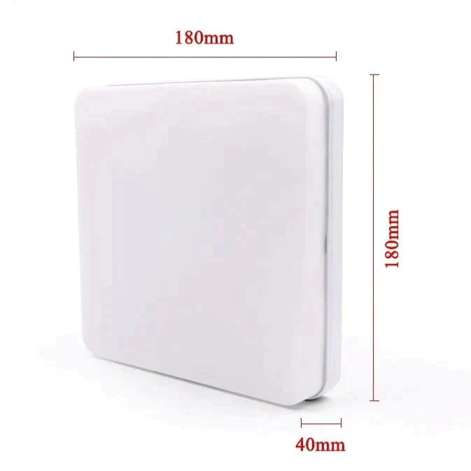 Low-Profile Square Flush-Mount LED Ceiling Light – Slim ABS Panel for Kitchen, Bedroom, Hallway & Office – 18W to 48W – Warm or Cool White | Thomler
