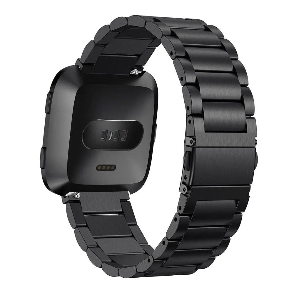Replacement Steel Link Wristband for Fitbit Versa 2 Smartwatch – Adjustable Metal Fitness Tracker Strap for Women & Men | Thomler