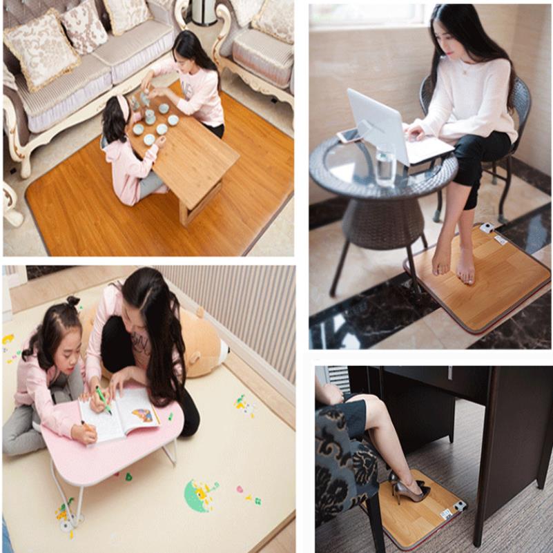 Under Desk Heating Pad with Thermostat for Cold Feet & Home Office Warmth | Thomler
