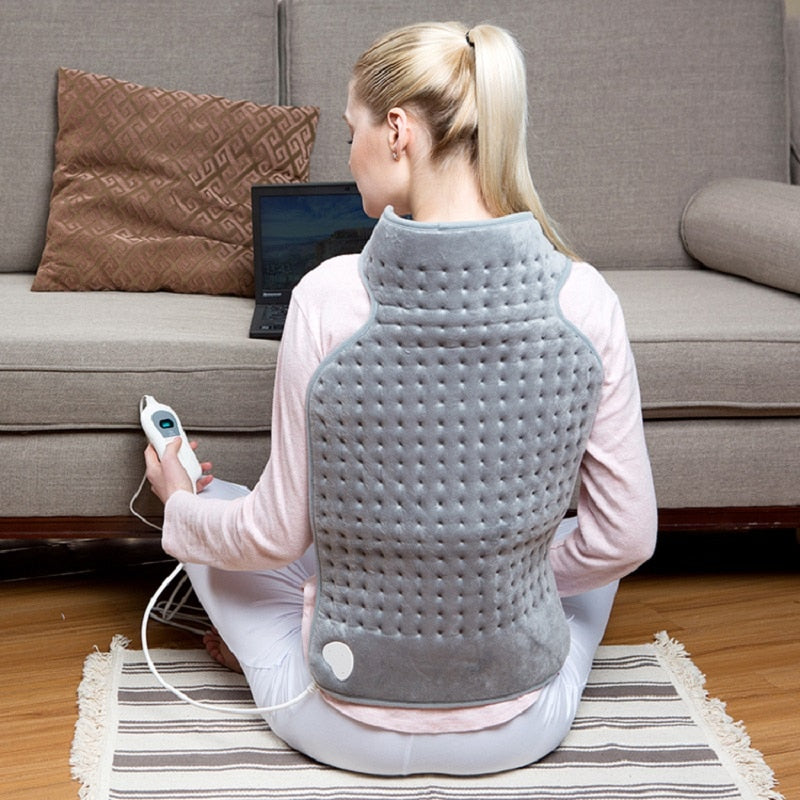 Heated Shoulder & Neck Wrap with 3 Heat Settings & Auto Safety Shutoff for Sore Muscle Relief | Thomler