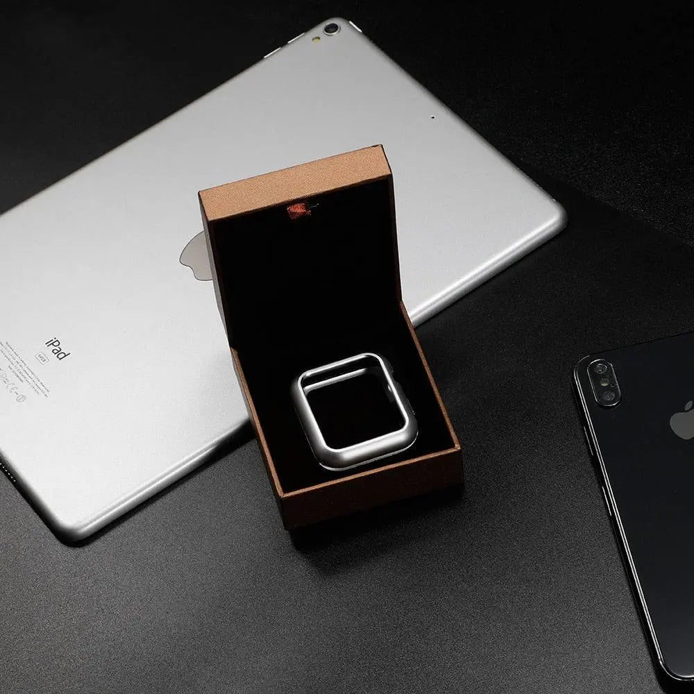 Metal Bumper Shell with Hardened Display Shield for 38mm-44mm Wearable Tech | Thomler
