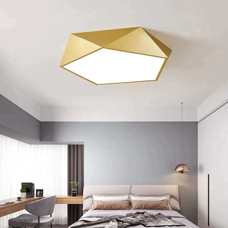 Dimmable LED Ceiling Light Fixture with Remote Control – Modern Flush Mount Design for Bedroom, Living Room & Kitchen | Thomler