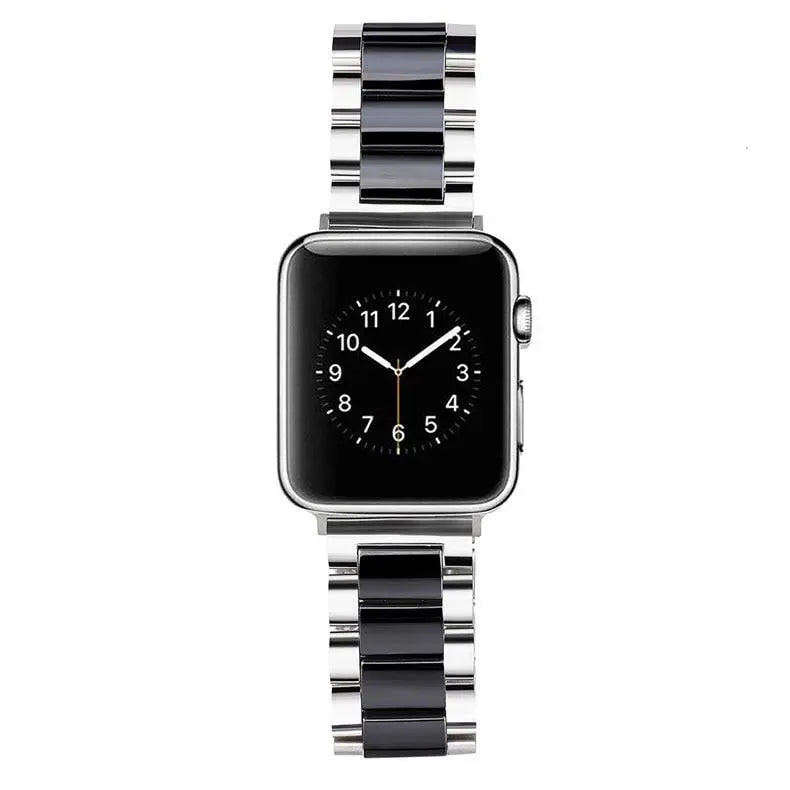 Metal & Ceramic Smartwatch Wristband – Compatible with Apple Watch Series 10/11/12 (38-46mm) & Ultra (49mm) | Thomler