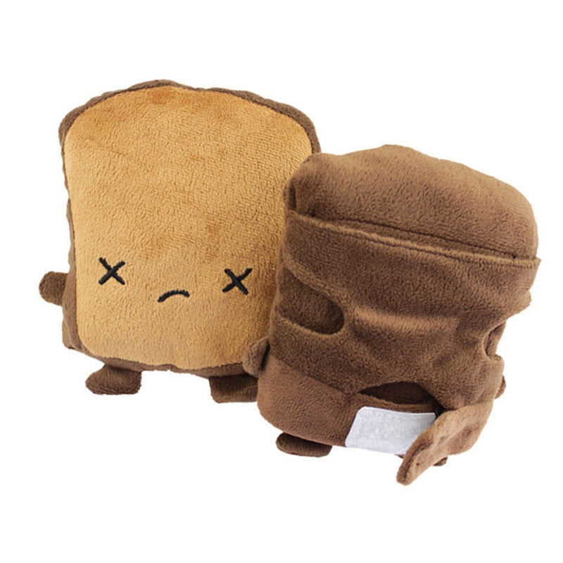 USB Heated Fingerless Gloves - Toast Shape Hand Warmers for Typing & Gaming | Thomler