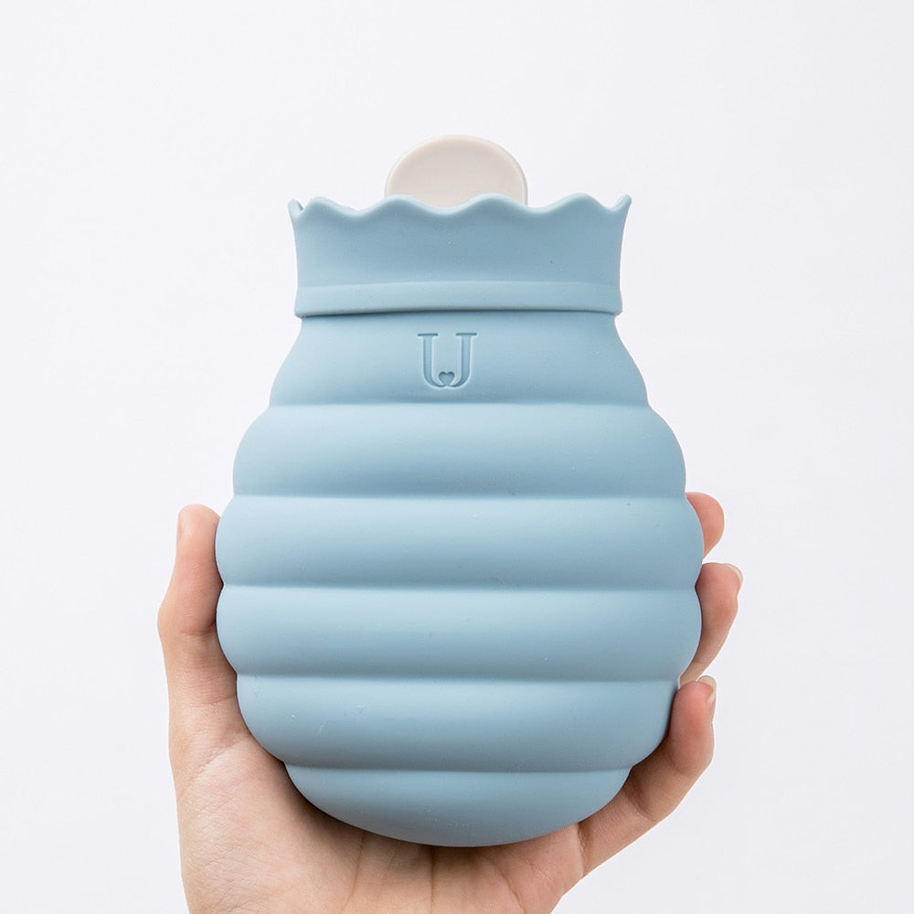 Microwavable Silicone Hot Water Bottle for Pain Relief & Warmth | Thomler