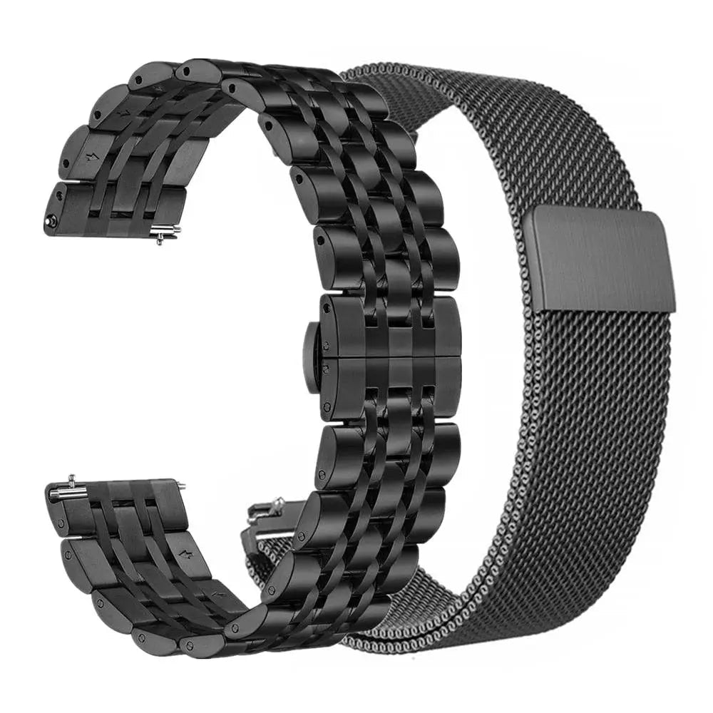 Stainless Steel Watch Strap for Galaxy Watch 4/5/6 – Adjustable Metal Band with Secure Clasp & Multiple Finish Options | Thomler