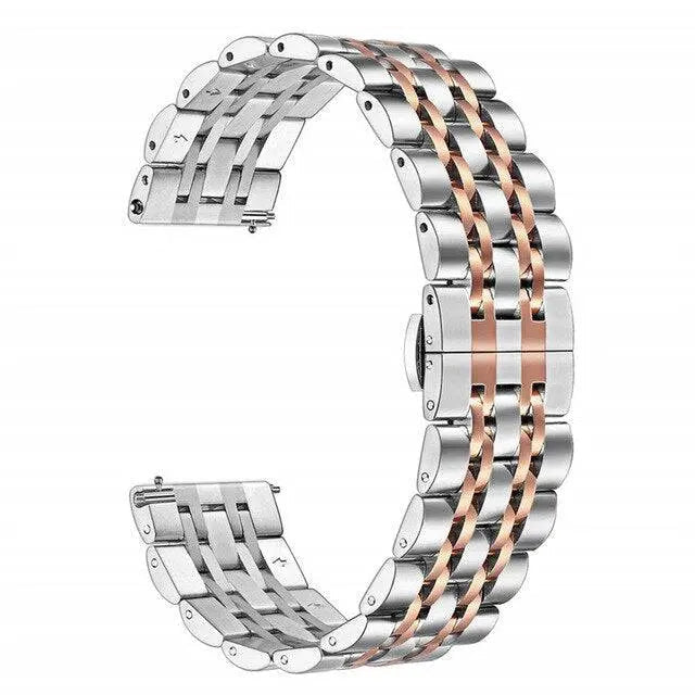Stainless Steel Watch Strap for Galaxy Watch 4/5/6 – Adjustable Metal Band with Secure Clasp & Multiple Finish Options | Thomler
