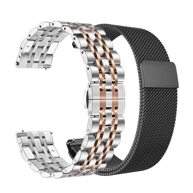 Stainless Steel Watch Strap for Galaxy Watch 4/5/6 – Adjustable Metal Band with Secure Clasp & Multiple Finish Options | Thomler