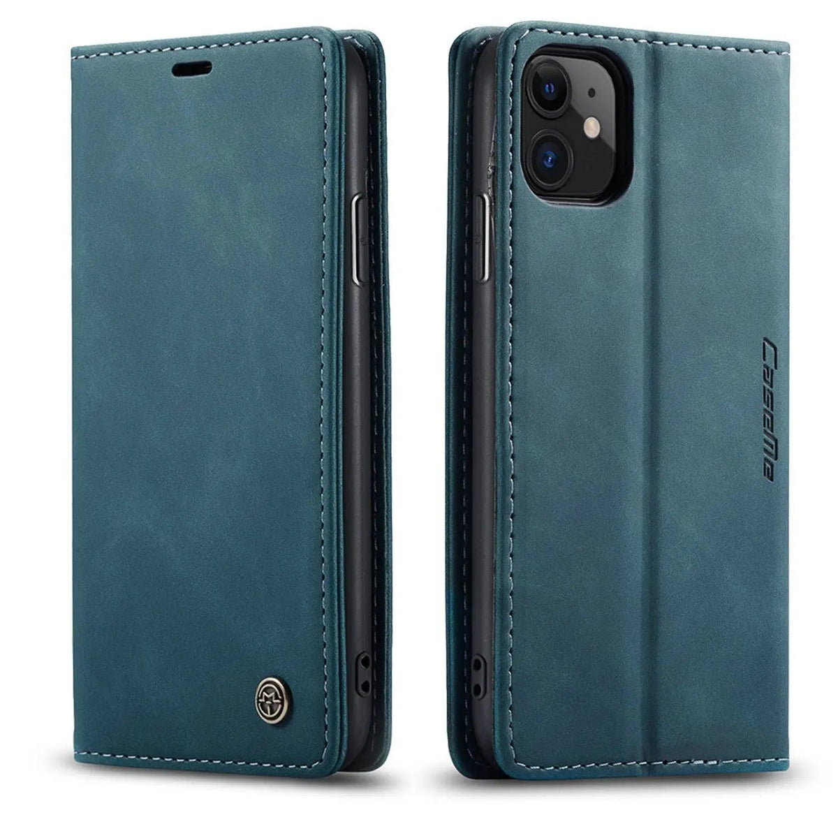 Folio Wallet iPhone Case – Leather-Finish Cover with Card Slots for iPhone 11, 11 Pro & Pro Max – Protective Edge Cover, Camera Cutout & | Thomler
