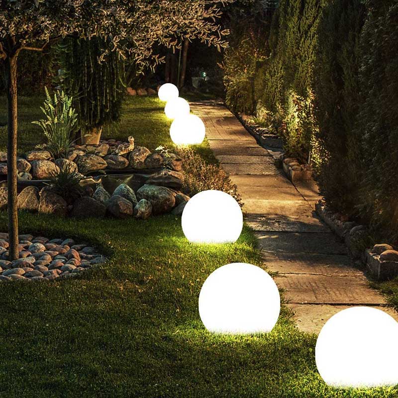 Rechargeable LED Globe Light with Remote - 16 Colors Weather-Resistant Sphere for Patio, Garden, Party & Indoor Decor - Cordless Orb Lamp | Thomler