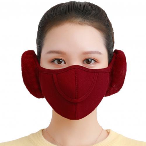 Fleece Ear Warmer Headband with Face Guard - Winter Neck Gaiter for Outdoor Sports & Cold Weather Protection | Thomler
