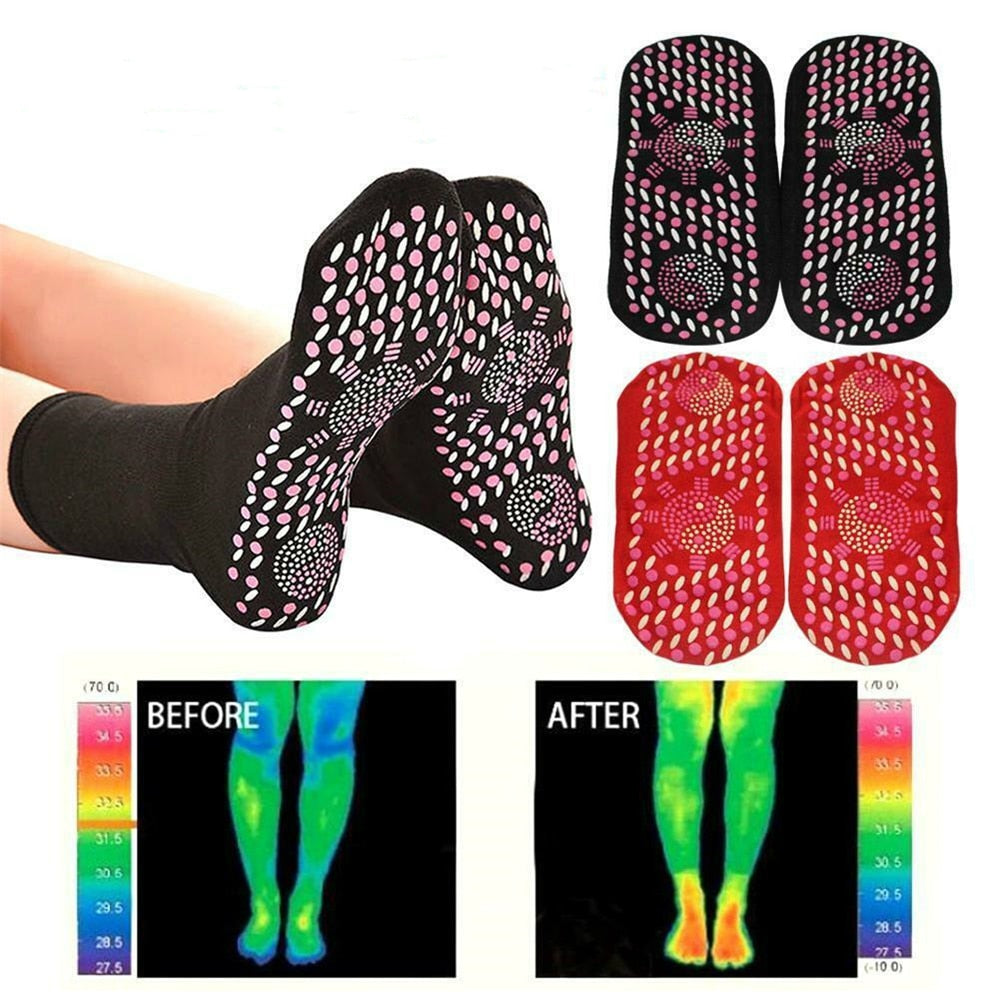 Self-Heating Magnetic Therapy Socks for Cold Weather Relief & Circulation | Thomler