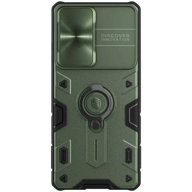 Aluminum Ring Stand Phone Case with Camera Guard for Samsung Galaxy S21, S21 Plus & S21 Ultra – Built-In Kickstand & Shockproof Frame | Thomler