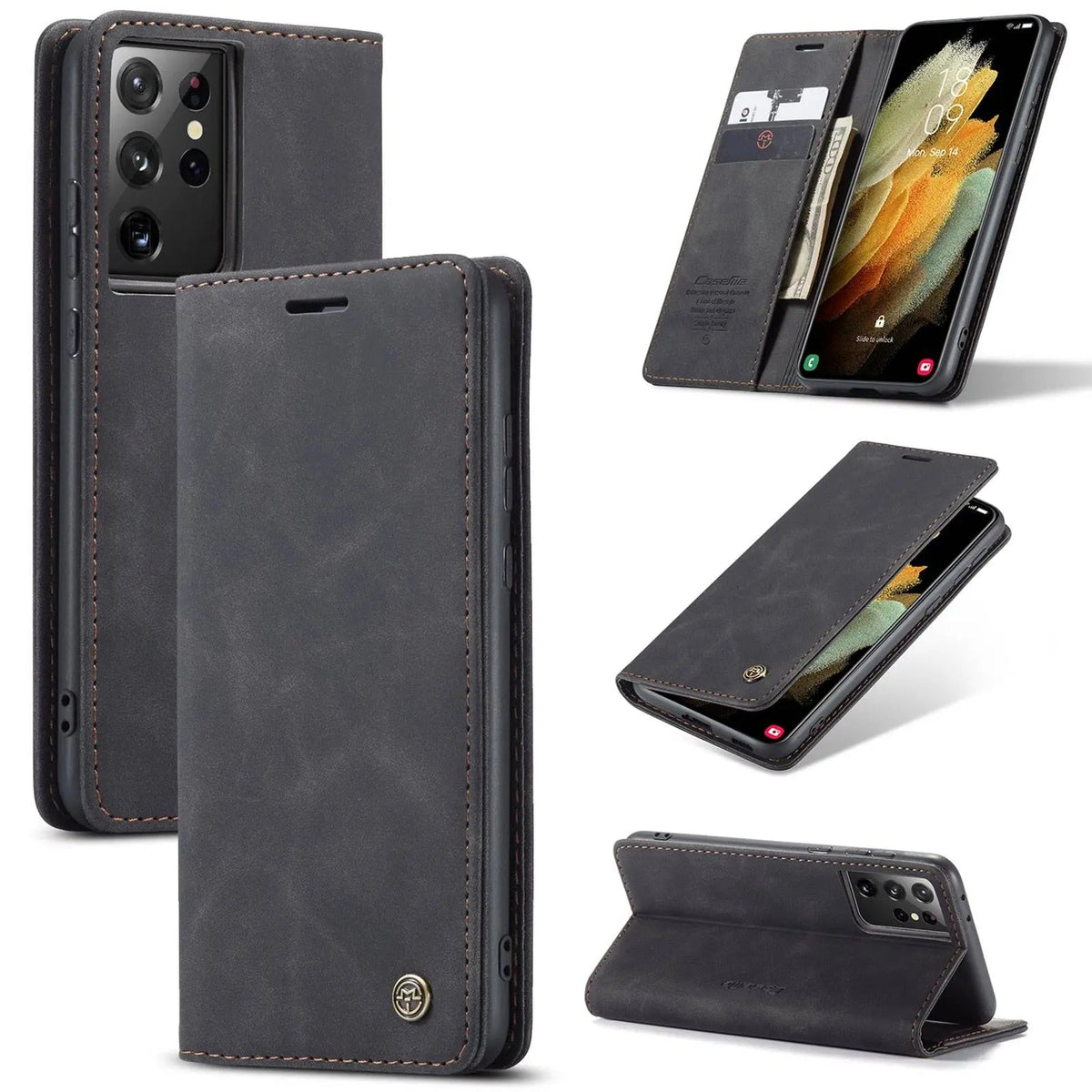 Genuine Leather Phone Case for Samsung Galaxy S21, S21 Plus & S21 Ultra 5G – Slim Fit Protection with Precise Cutouts | Thomler