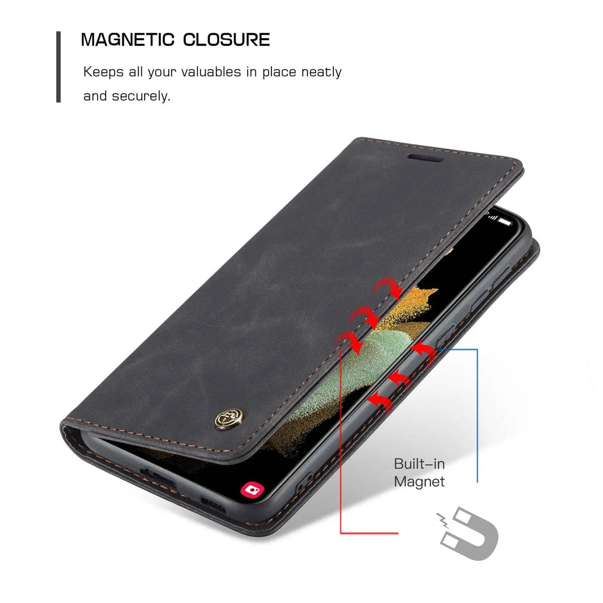 Genuine Leather Phone Case for Samsung Galaxy S21, S21 Plus & S21 Ultra 5G – Slim Fit Protection with Precise Cutouts | Thomler
