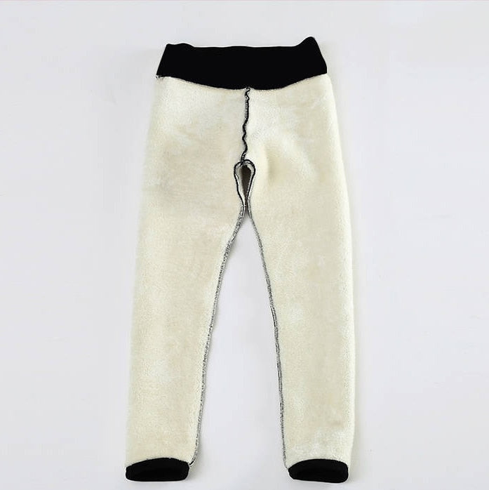 Fleece-Lined High-Waist Leggings for Women – Thermal Insulated Stretchy Pants for Cold Weather & Active Wear | Thomler