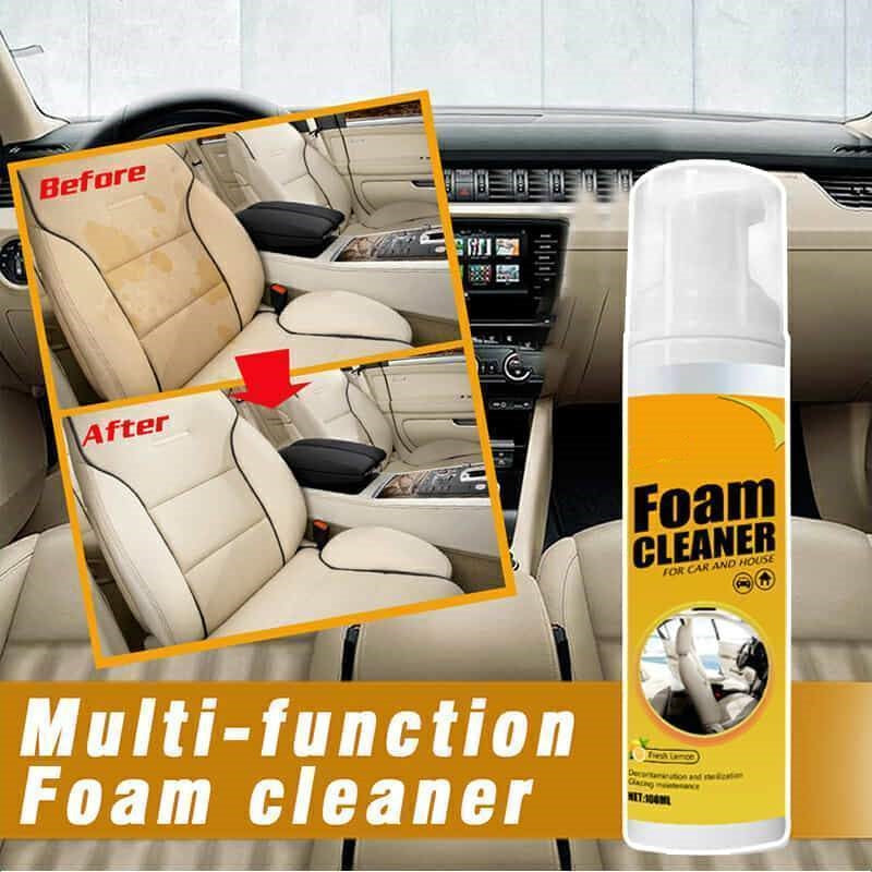 All-Surface Foam Spray Cleaner for Home, Car, and Upholstery – Removes Grease, Stains, and Grime Instantly | Thomler