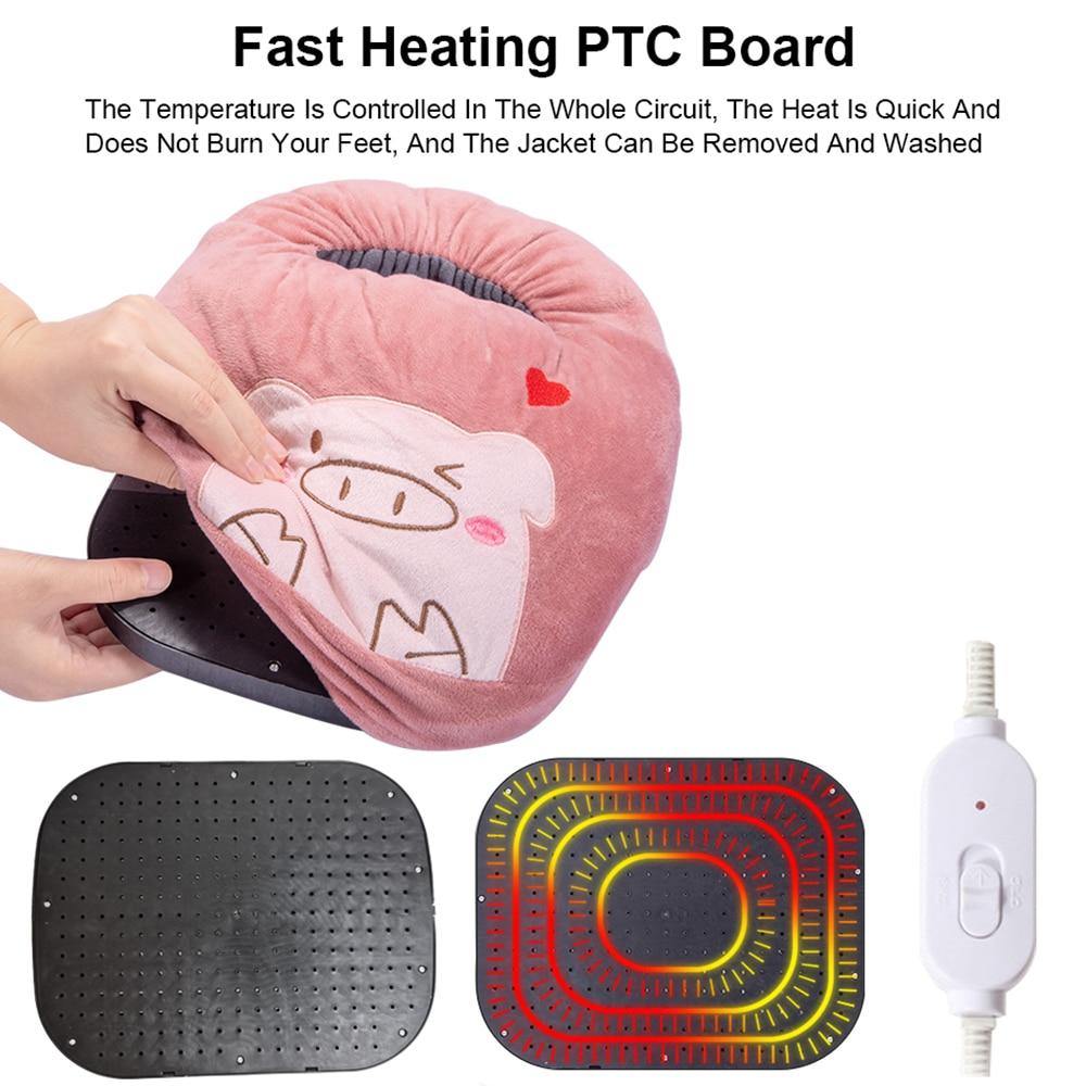 Heated Foot Warmer with USB Charging – 3 Temperature Settings for Home, Office & Travel | Thomler