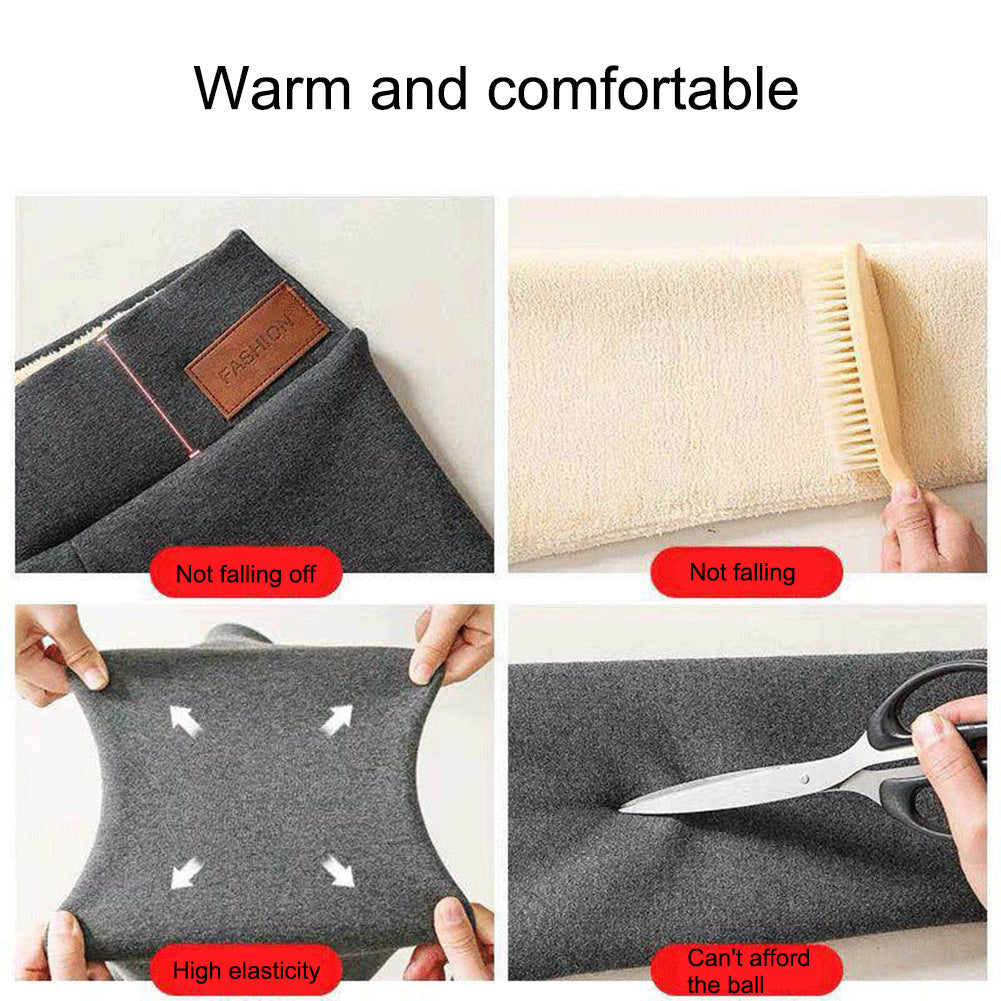 Fleece-Lined High-Waist Leggings for Women – Thermal Insulated Stretchy Pants for Cold Weather & Active Wear | Thomler