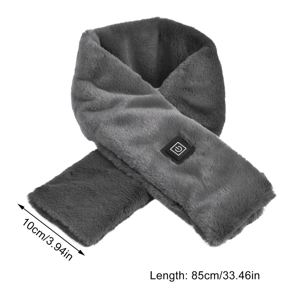USB Heated Fleece Neck Warmer with 3 Temperature Settings | Thomler