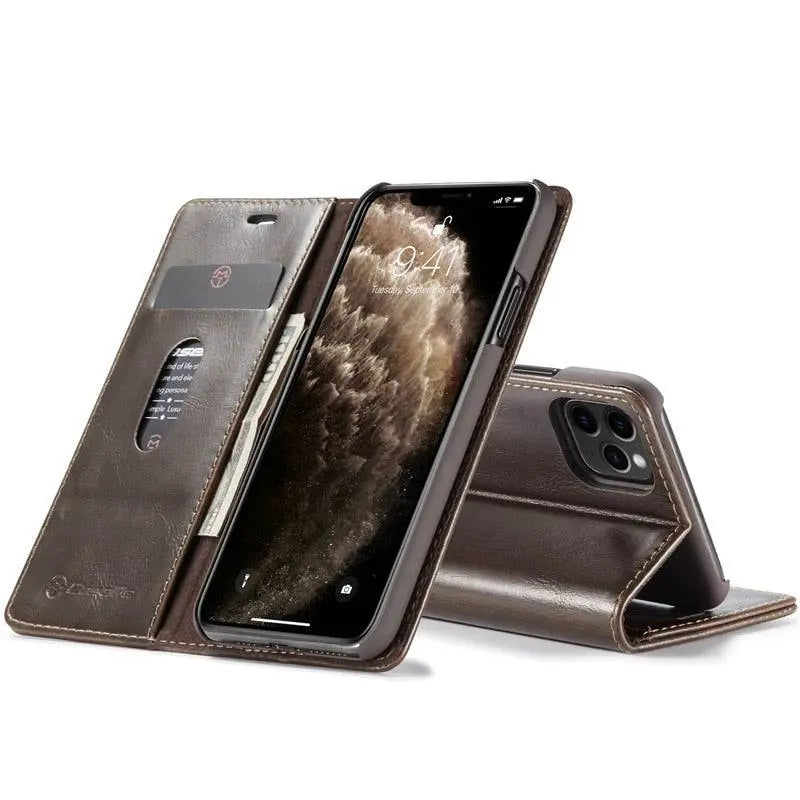 Fitted Leather-Look iPhone 13 Case – Edge & Camera Protection, Precise Button Access – Works with iPhone 13, 13 Pro & 13 Pro Max | Thomler
