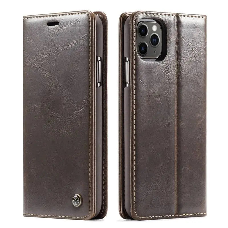 Fitted Leather-Look iPhone 13 Case – Edge & Camera Protection, Precise Button Access – Works with iPhone 13, 13 Pro & 13 Pro Max | Thomler