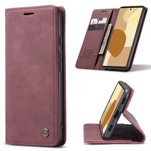 Premium Folio Phone Cover with Card Slots for Google Pixel 6 & 6 Pro – Leather-Finish Flip Case | Thomler