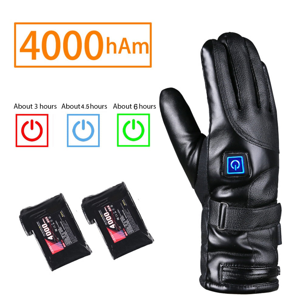 Battery-Powered Heated Gloves with Touchscreen Fingers – Windproof Winter Hand Warmers for Men & Women | Thomler