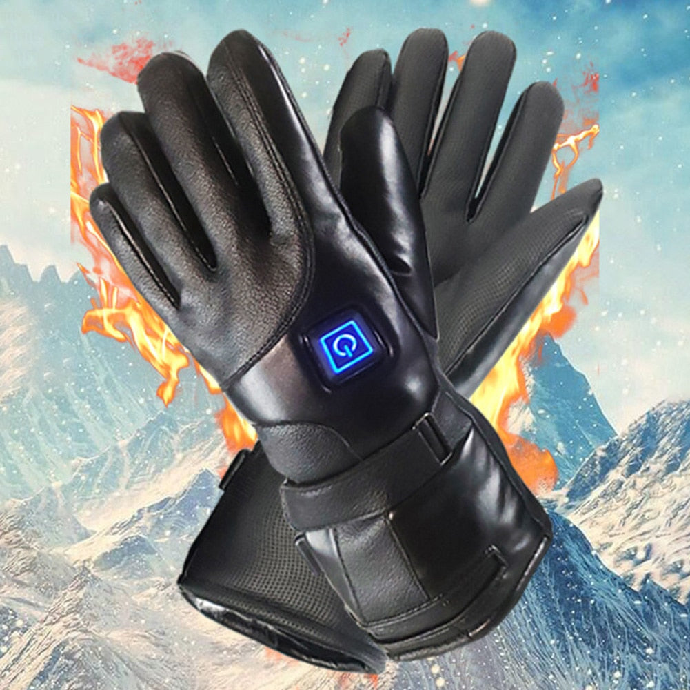 Battery-Powered Heated Gloves with Touchscreen Fingers – Windproof Winter Hand Warmers for Men & Women | Thomler