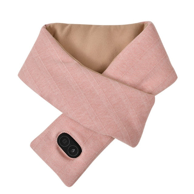 USB Heated Fleece Neck Warmer with 3 Temperature Settings | Thomler