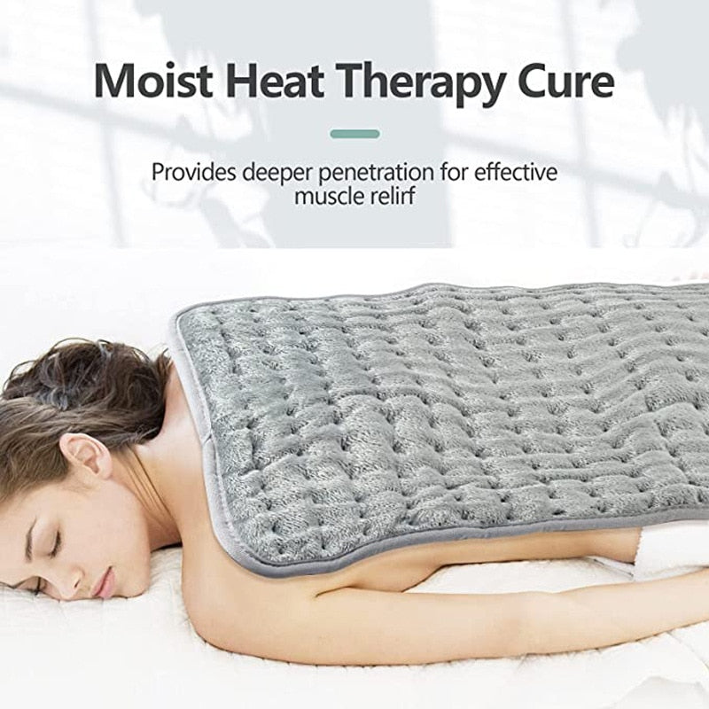 Digital Heat Therapy Pad with Temperature Control & Auto Shutoff for Neck, Back & Shoulders | Thomler