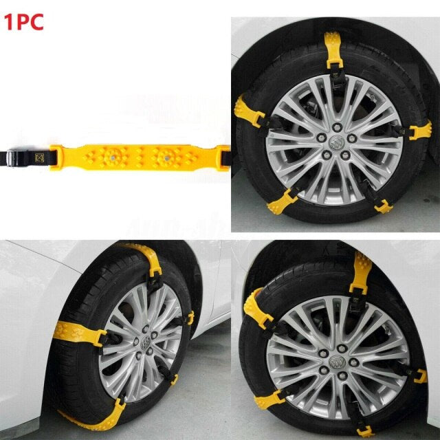 Emergency Traction Straps for Car Tires – Winter Grip Aid for Snow, Ice & Mud | Thomler