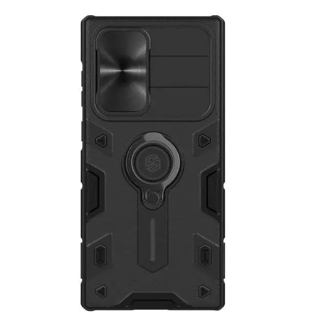 Aluminum Kickstand Phone Case with Camera Guard for Galaxy S22 Ultra – Wireless Charging Compatible | Thomler