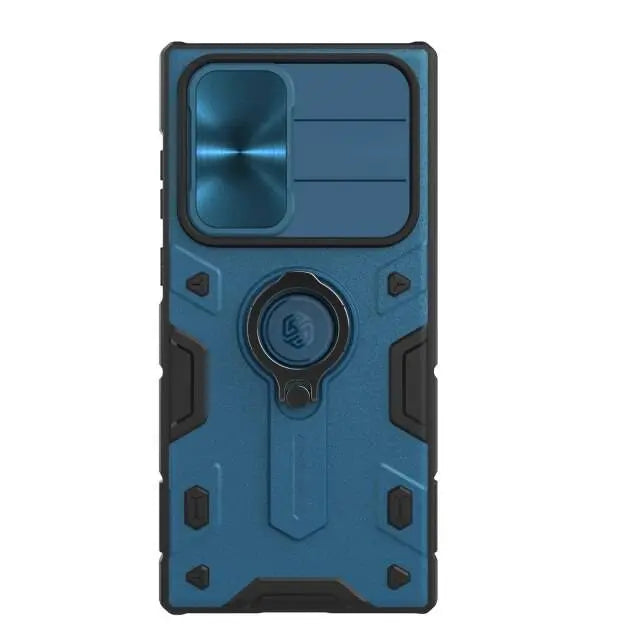 Aluminum Kickstand Phone Case with Camera Guard for Galaxy S22 Ultra – Wireless Charging Compatible | Thomler