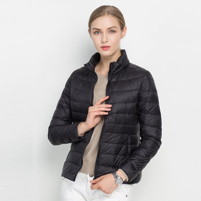 Women's Lightweight Quilted Puffer Jacket Fall Winter Insulated Coat S-3XL | Thomler