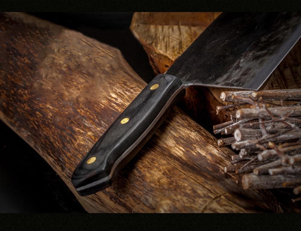 8 in Chef's Knife – Razor-Sharp Carbon Steel Blade for Precision Slicing & Dicing | Thomler