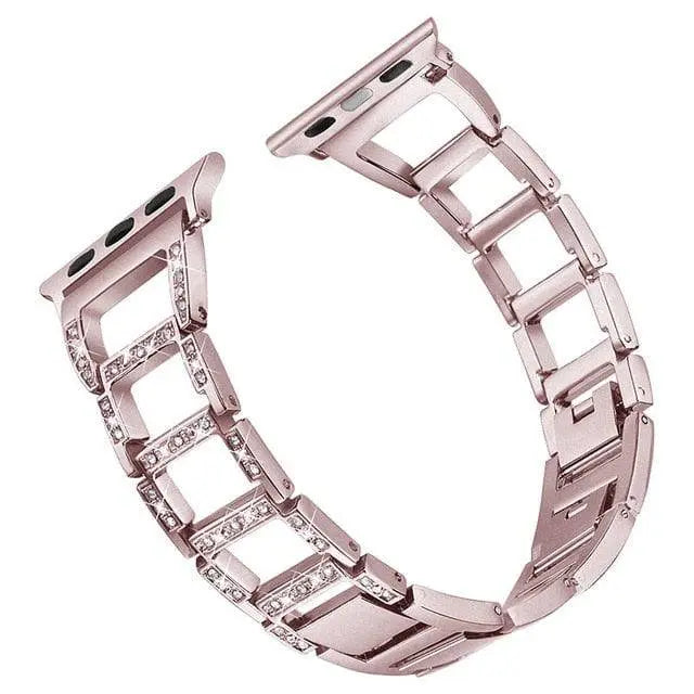 Elegant Bracelet Watch Strap for Apple Watch 38-49mm – Metal Link Band with Jewelry-Style Finish | Thomler