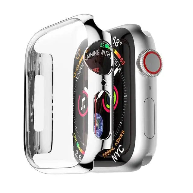 Snap-On Shield for Apple Watch – Full-Edge Guard with Screen Film – 38mm to 44mm Series 1/2/3/4 – Five Finishes | Thomler