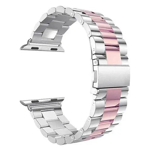 Precision Stainless Steel Link Bracelet for Apple Watch – 38mm to 49mm Connector Fit – Adjustable Wrist Band with Butterfly Clasp for | Thomler
