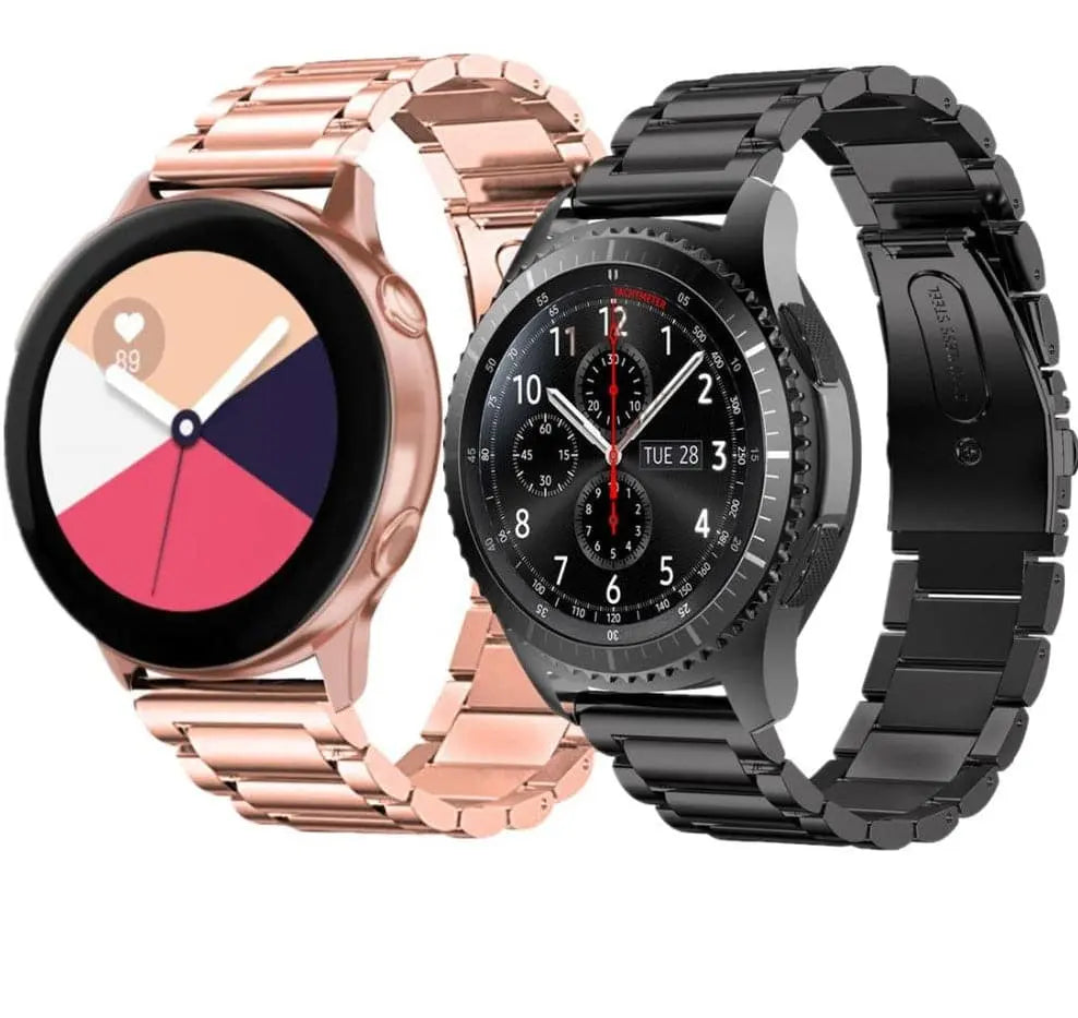 Metal Replacement Strap for Samsung Galaxy Watch – Adjustable Stainless Steel Wristband 18mm 20mm 22mm 23mm Lug Width | Thomler