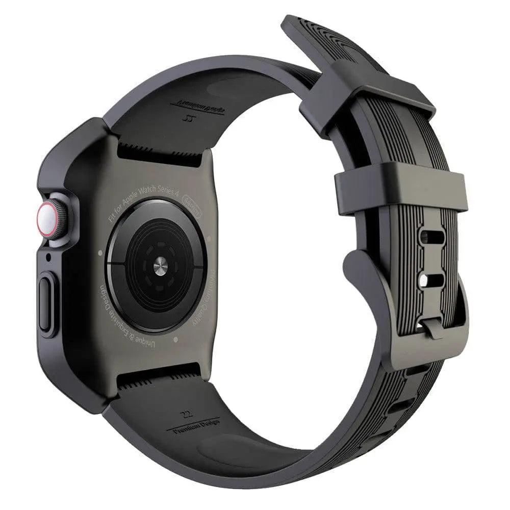 Rugged Protective Case & Band Set for 44mm Apple Watch Series 4/5 – Dual-Layer Defense with Sport Strap | Thomler