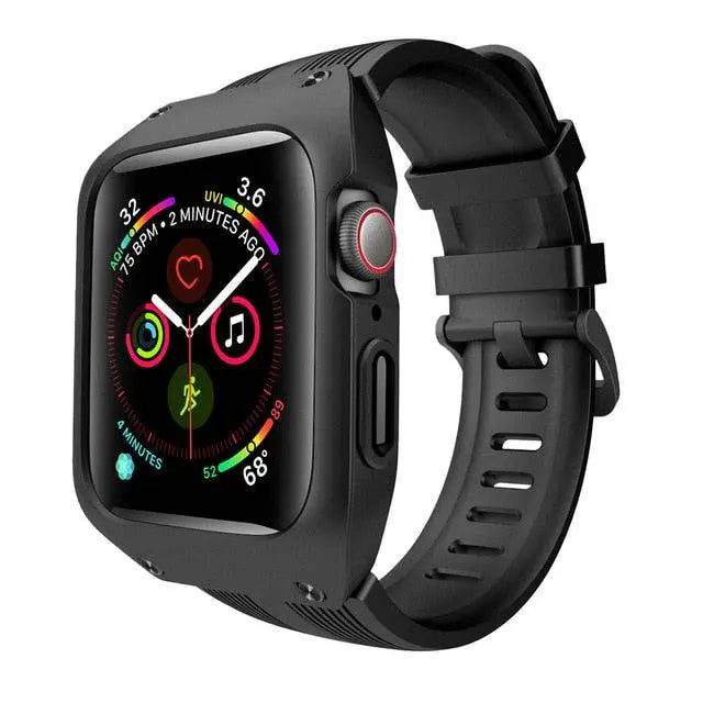 Rugged Protective Case & Band Set for 44mm Apple Watch Series 4/5 – Dual-Layer Defense with Sport Strap | Thomler